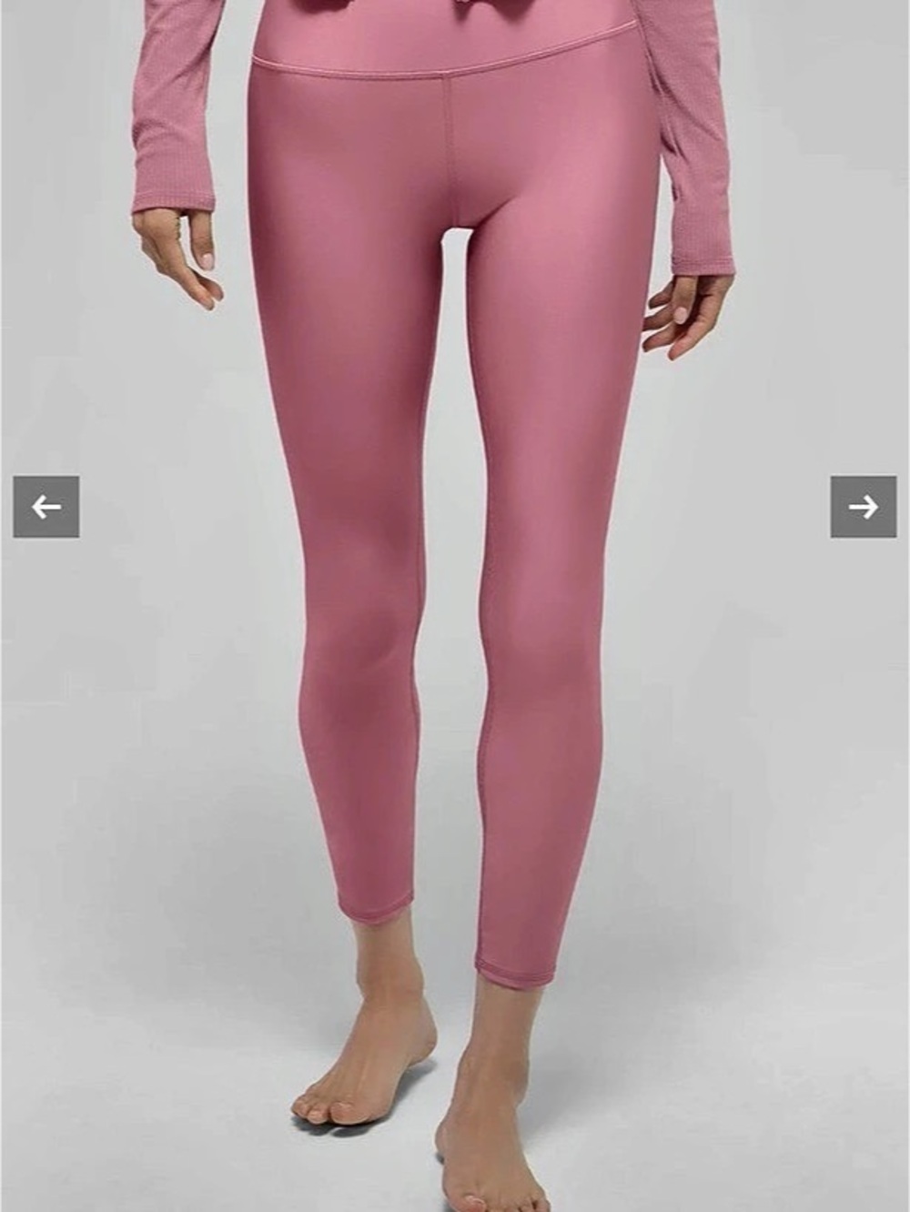 Alo Yoga 7/8 High-Waist Airbrush Legging Pink Leggings Size S NWT R55